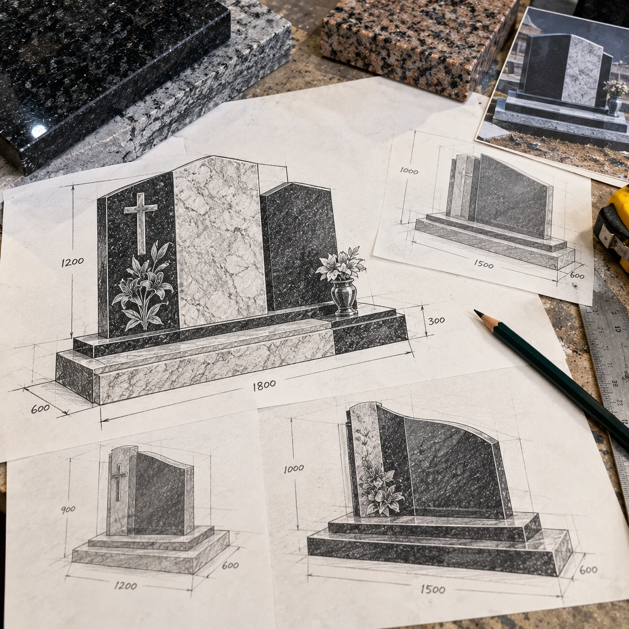 Tombstone design and manufacturing